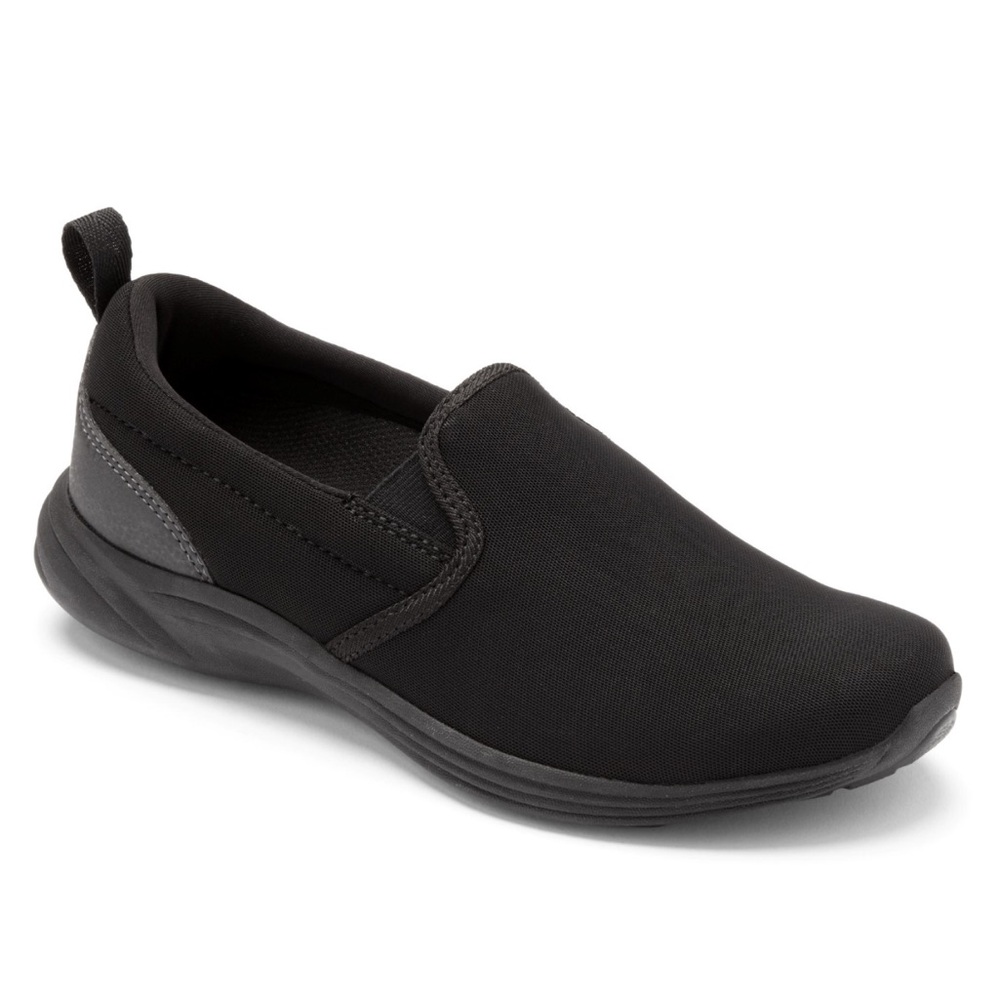 Vionic Agile Kea Comfort‎ Casual Slip On Shoe Black Size 7 Coastal Grandma